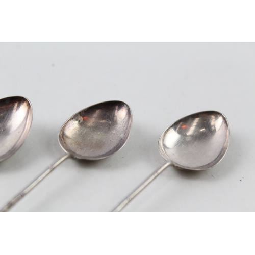 20 - 4 x .925 sterling chinese silver lee yee teaspoons