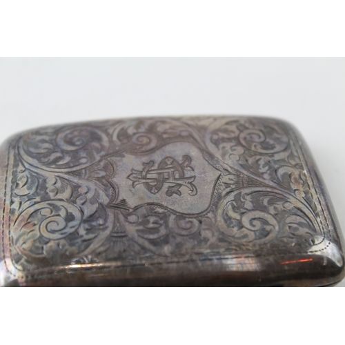 33 - antique .925 sterling silver cigarette case