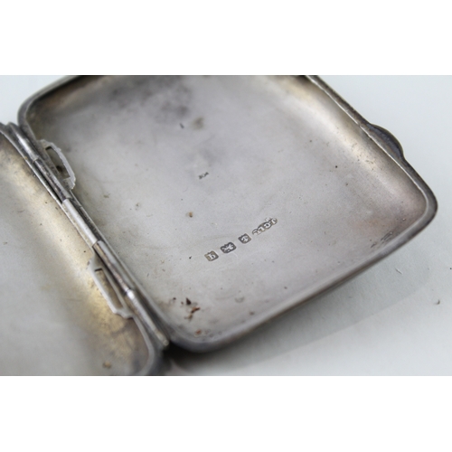 33 - antique .925 sterling silver cigarette case