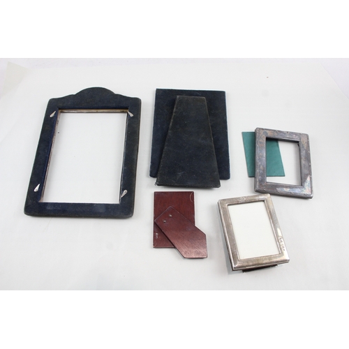 37 - 3 x .925 sterling silver photograph frames