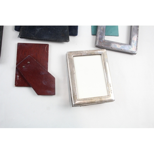 37 - 3 x .925 sterling silver photograph frames