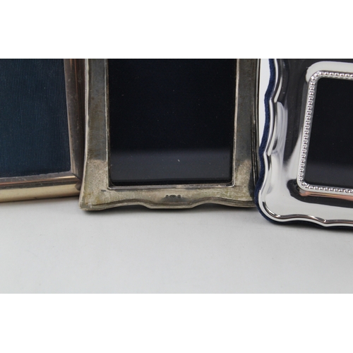 43 - 4 x .925 sterling silver small photograph frames