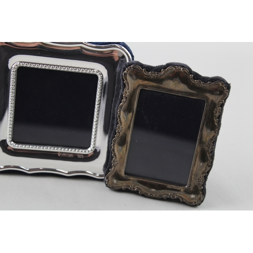 43 - 4 x .925 sterling silver small photograph frames