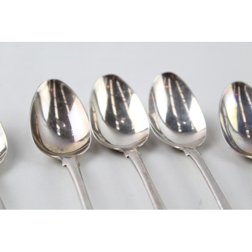 52 - 6 x .925 sterling silver georgian teaspoons (123g)