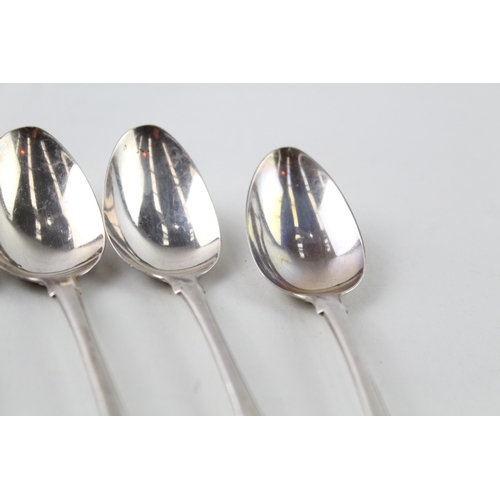 52 - 6 x .925 sterling silver georgian teaspoons (123g)