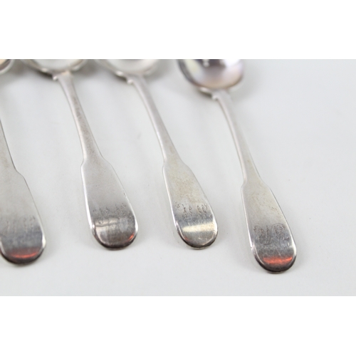 52 - 6 x .925 sterling silver georgian teaspoons (123g)