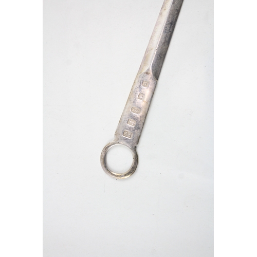 54 - vintage .925 sterling silver letter opener / meat skewer