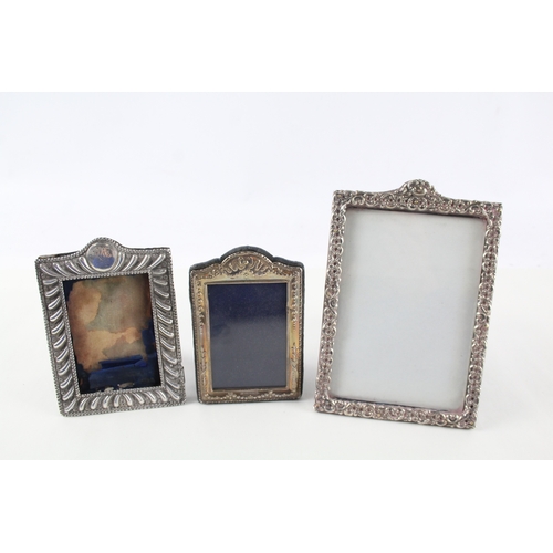 81 - 3 x .925 sterling silver frames