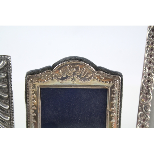 81 - 3 x .925 sterling silver frames