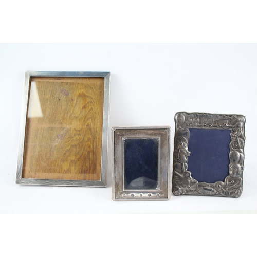 84 - 3 x .925 sterling silver frames