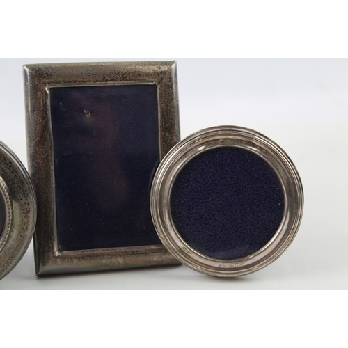 85 - 4 x .925 sterling silver photograph frames