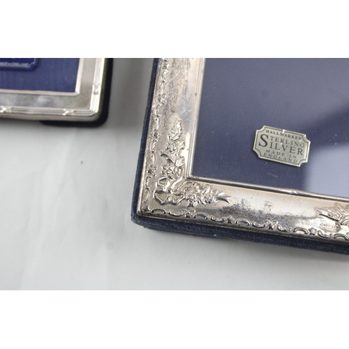 86 - 3 x .925 sterling silver photograph frames