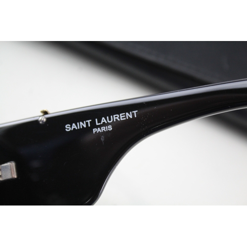 476 - Yves Saint Laurent Sunglasses SL M 120 003 HJ In Black Oversized W/ Case