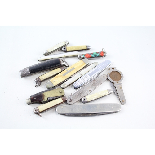 484 - 15 x Vintage Assorted Pocket KNIVES