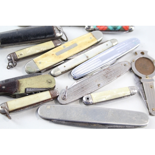 484 - 15 x Vintage Assorted Pocket KNIVES