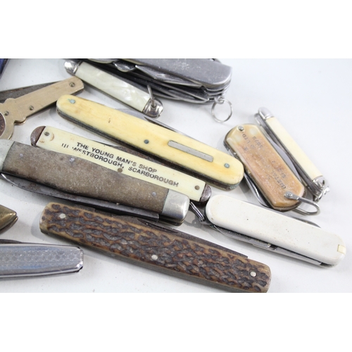 495 - 15 x Vintage Assorted Pocket KNIVES