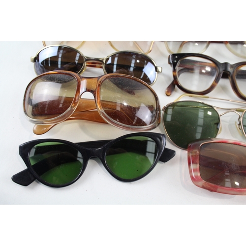 502 - Spectacles & Eyewear Vintage Inc Cases, Shaded, Plated Joblot