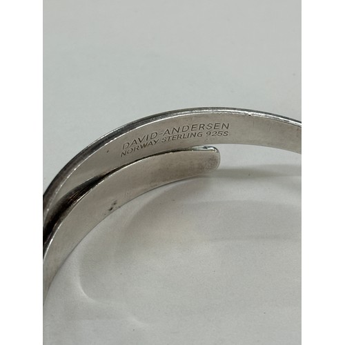 540 - David Anderson Norway sterling silver bangle