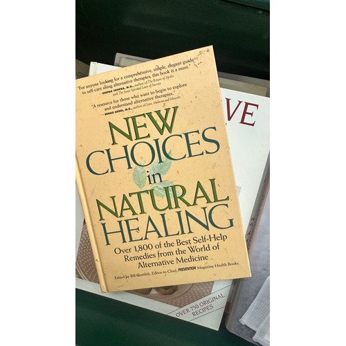 352 - Selection of assorted books includes cooking books, natural healing etc