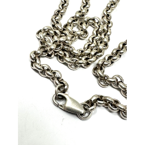 275 - Vintage silver belcher chain weight 37g measures approx 52cm long