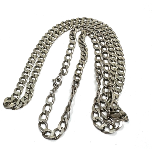 284 - 2 vintage curb link necklace chains weight 60g