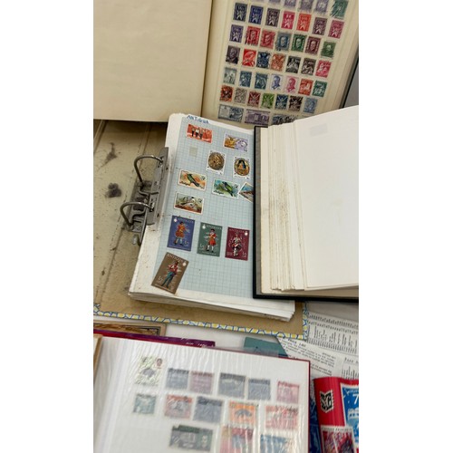 144 - Large selection of assorted stamps and albums