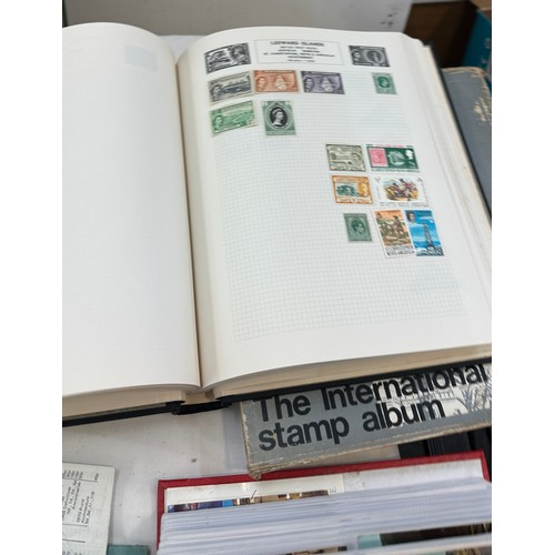 144 - Large selection of assorted stamps and albums