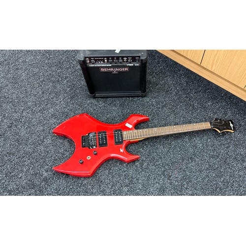 134 - Electric guitar and amp - untested