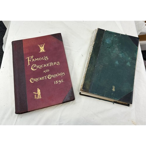 457 - Two vintage cricket books