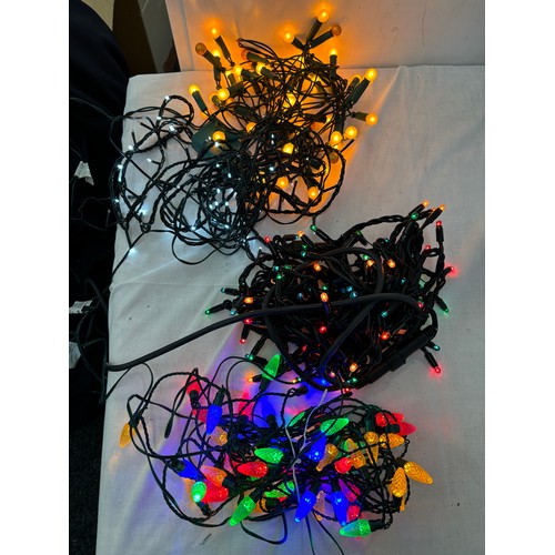 341 - 12 sets of working Christmas lights