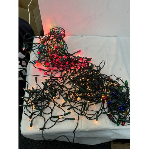 341 - 12 sets of working Christmas lights