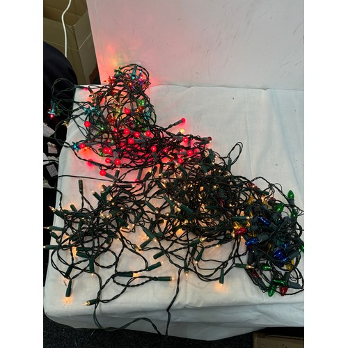 341 - 12 sets of working Christmas lights