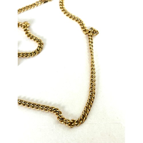 567 - Ladies 9ct gold hallmarked chain, approximate weight 8g, length 20 inches