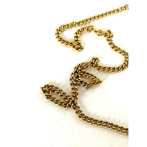 567 - Ladies 9ct gold hallmarked chain, approximate weight 8g, length 20 inches