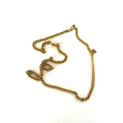 567 - Ladies 9ct gold hallmarked chain, approximate weight 8g, length 20 inches