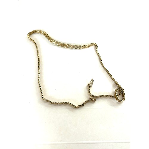 564 - Ladies 9ct gold hallmarked chain, approximate weight 13.8g, length 17 inches