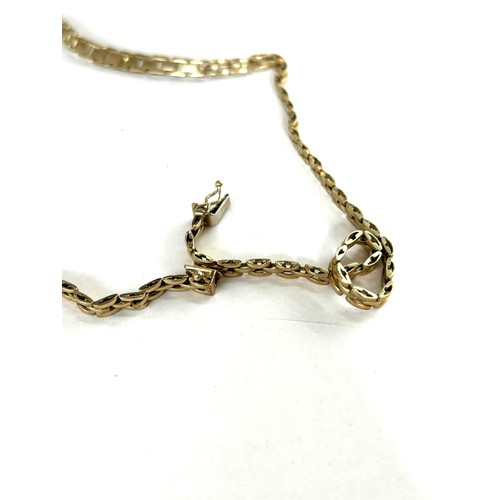 564 - Ladies 9ct gold hallmarked chain, approximate weight 13.8g, length 17 inches