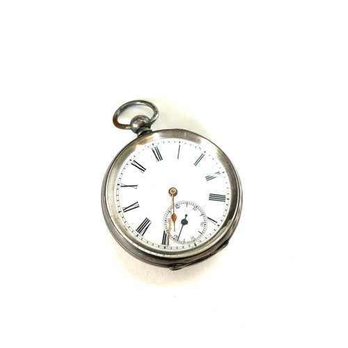 578 - Continental silver gents pocket watch, untested