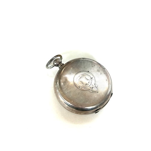 578 - Continental silver gents pocket watch, untested