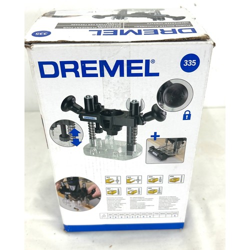 88 - Boxed Dremel 335 plunge router attachment, untested