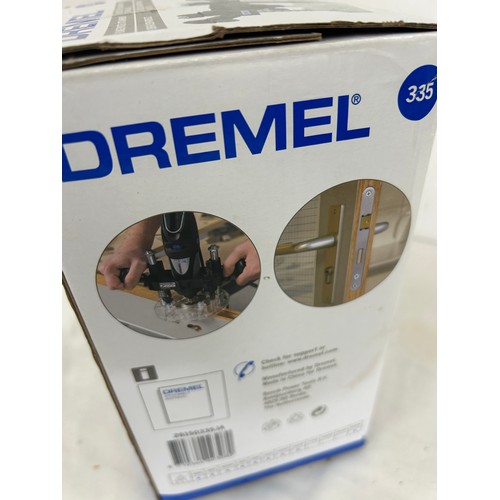 88 - Boxed Dremel 335 plunge router attachment, untested