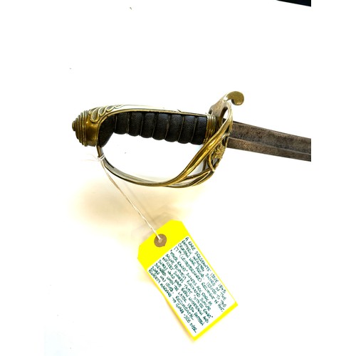 316 - An 'Other ranks' 1845 pattern sword to the 17 (Leicestershire) regiment for the crimean war period w... 