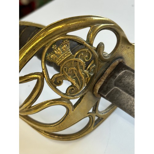 316 - An 'Other ranks' 1845 pattern sword to the 17 (Leicestershire) regiment for the crimean war period w... 