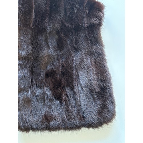 110 - Vintage ladies fur shawl