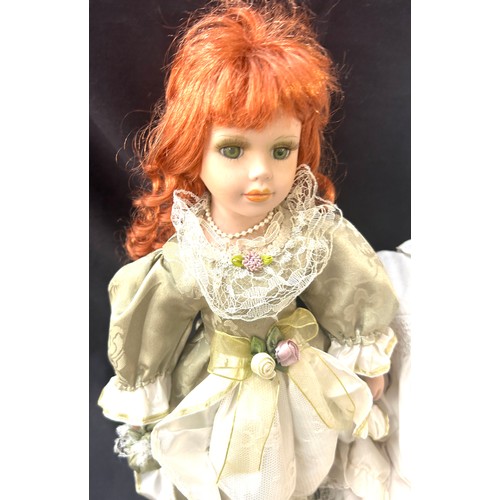 136 - Victorian pot doll, one other