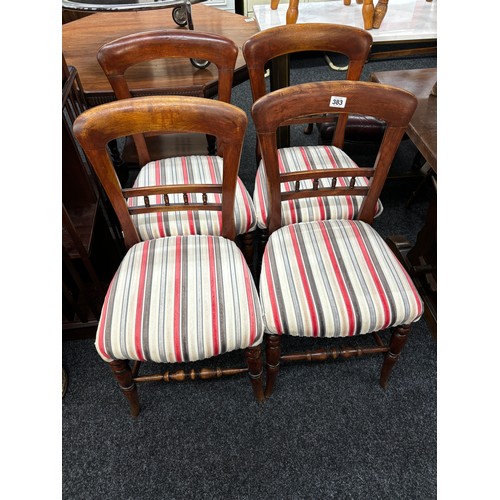 383 - Set of 4 dining chairs