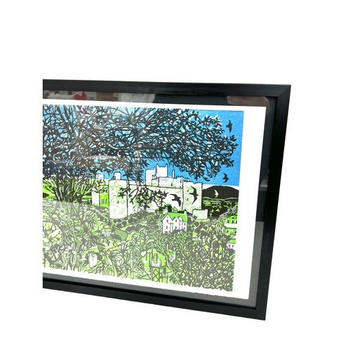 320 - Framed painting by Rigby Graham