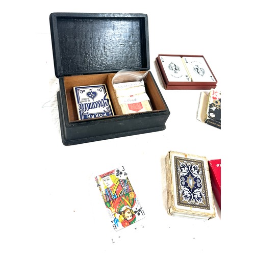 30 - 30 x vintage and two antique playing card decks, including NFL football, baseball stars, comic super... 