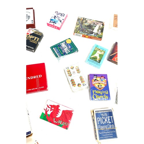 30 - 30 x vintage and two antique playing card decks, including NFL football, baseball stars, comic super... 