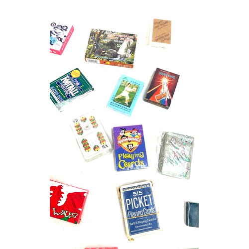 30 - 30 x vintage and two antique playing card decks, including NFL football, baseball stars, comic super... 